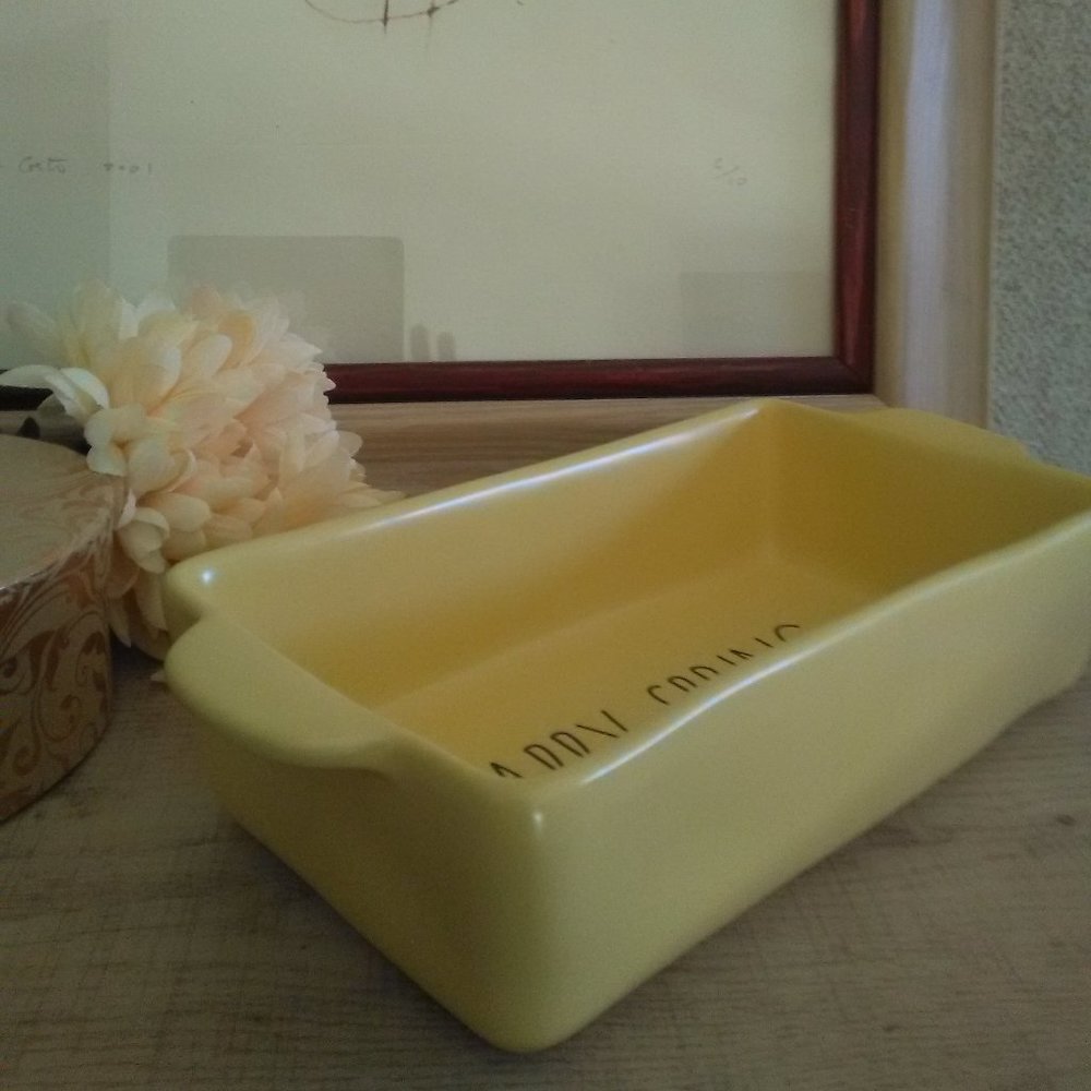 NIB RAE DUNN "Happy Spring" Loaf Pan - Picture 5 of 8